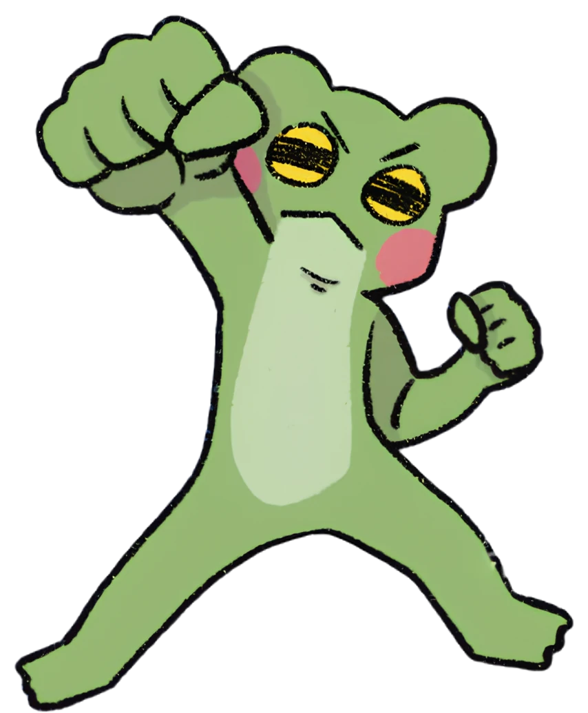 Fong mid-punch, throwing a jab